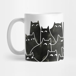 Suspicious Cats Mug